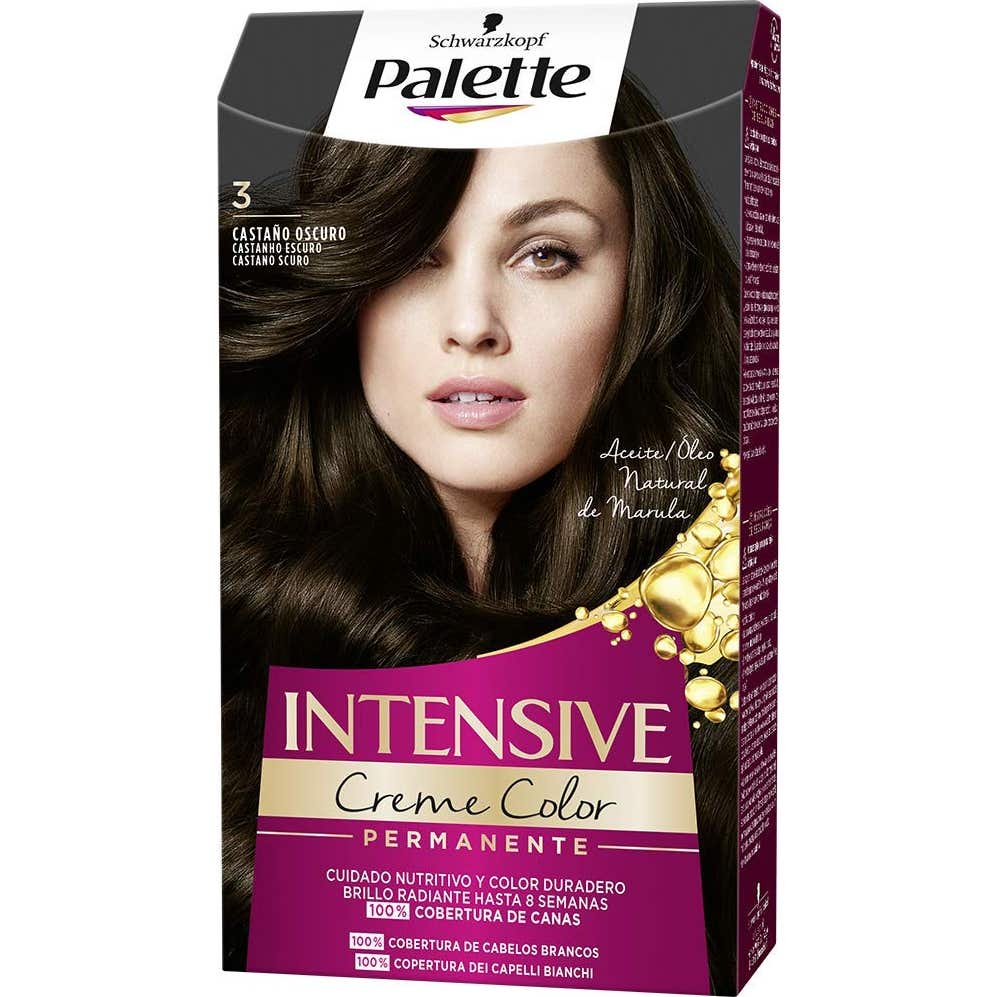 Schwarzkopf Palette Intensive Tinte N3 Castaño Oscuro 1 ud