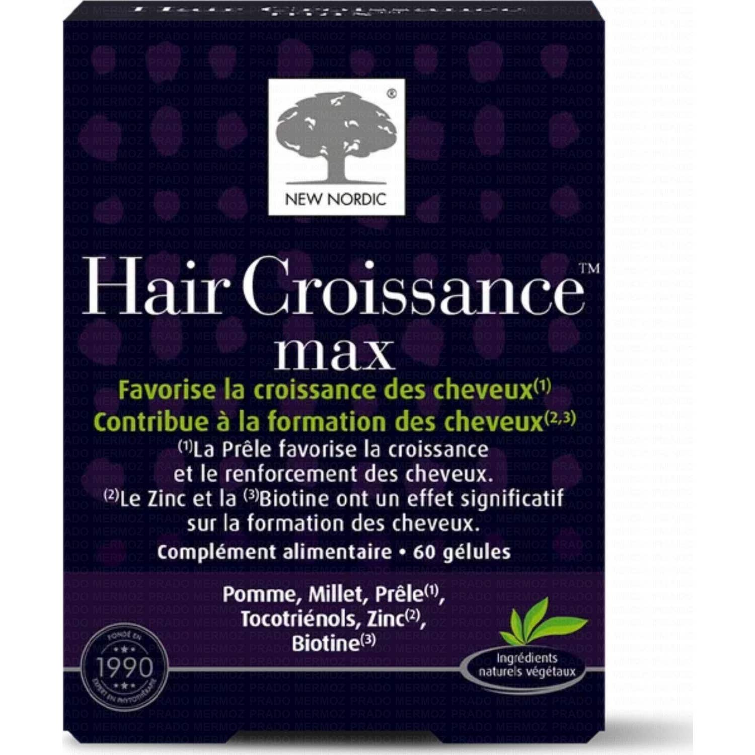New Nordic Hair Croissance Max 60 Gélules de Levia | Natural Doctor