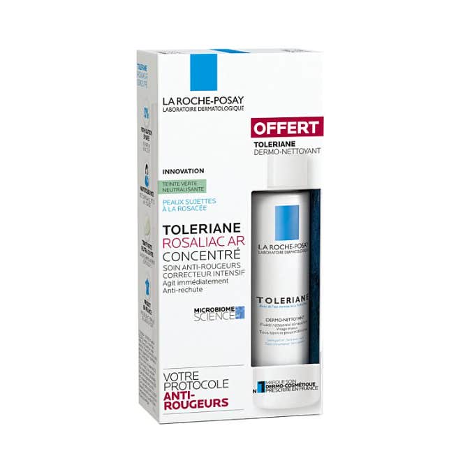 La Roche Posay Kit Toleriane Rosaliac Ar Conce + Dermo-Limpiador