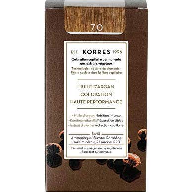 'Korres Coloration Permanente Huile D''Argan Blond 7.0'