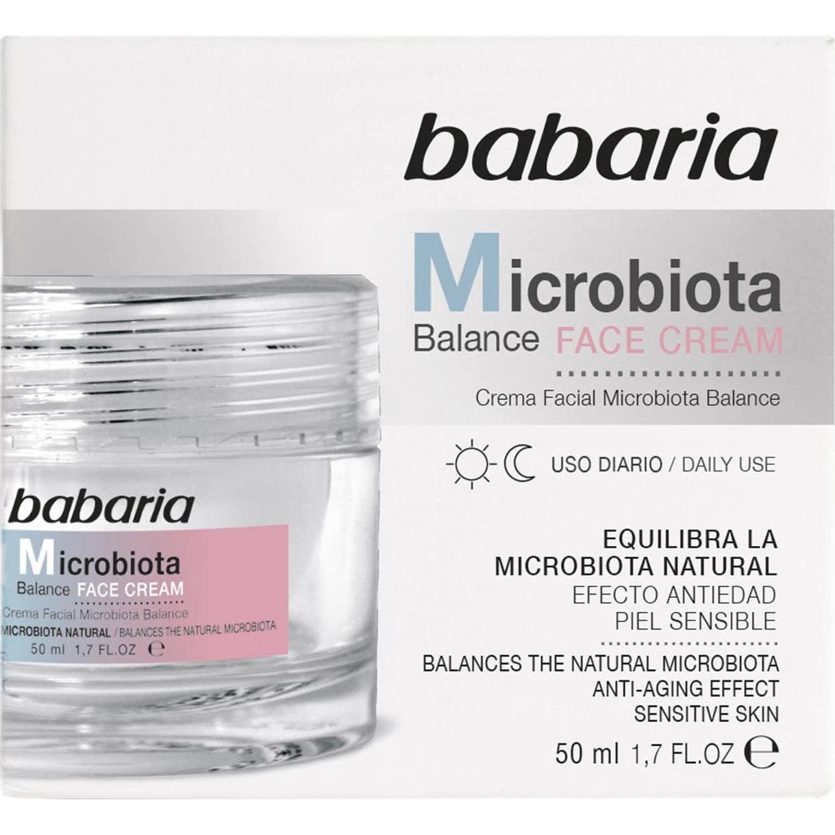 Babaria Microbiota Balance Face Cream Piel Sensible 50ml