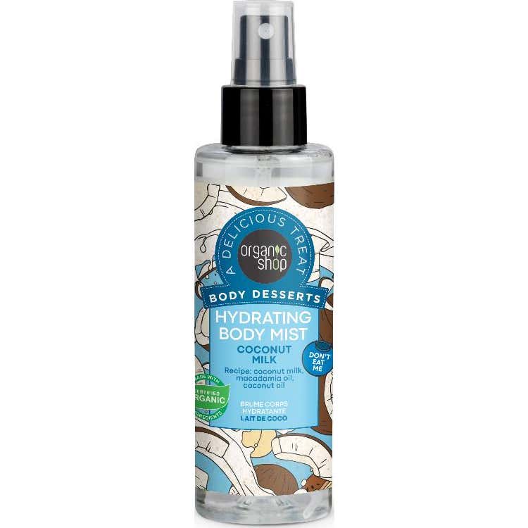 Organic Shop Body Desserts Hydrating Body Mist Coconut Milk 200Ml