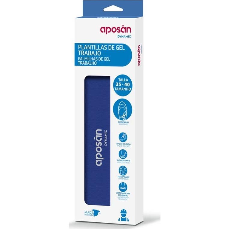 Aposan Plantillas Gel Trabajo Talla 35-40 1 Par