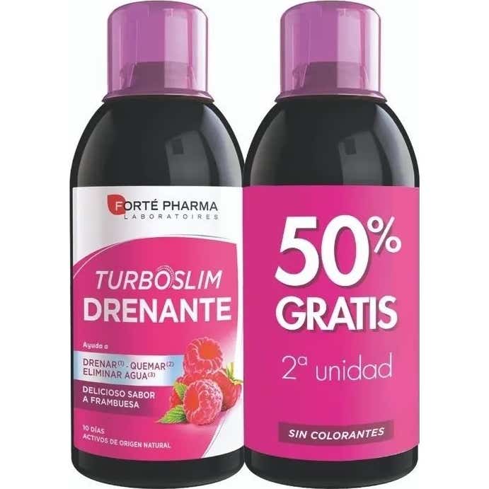 Forté Pharma Turboslim Drenante Frambuesa 2x500ml