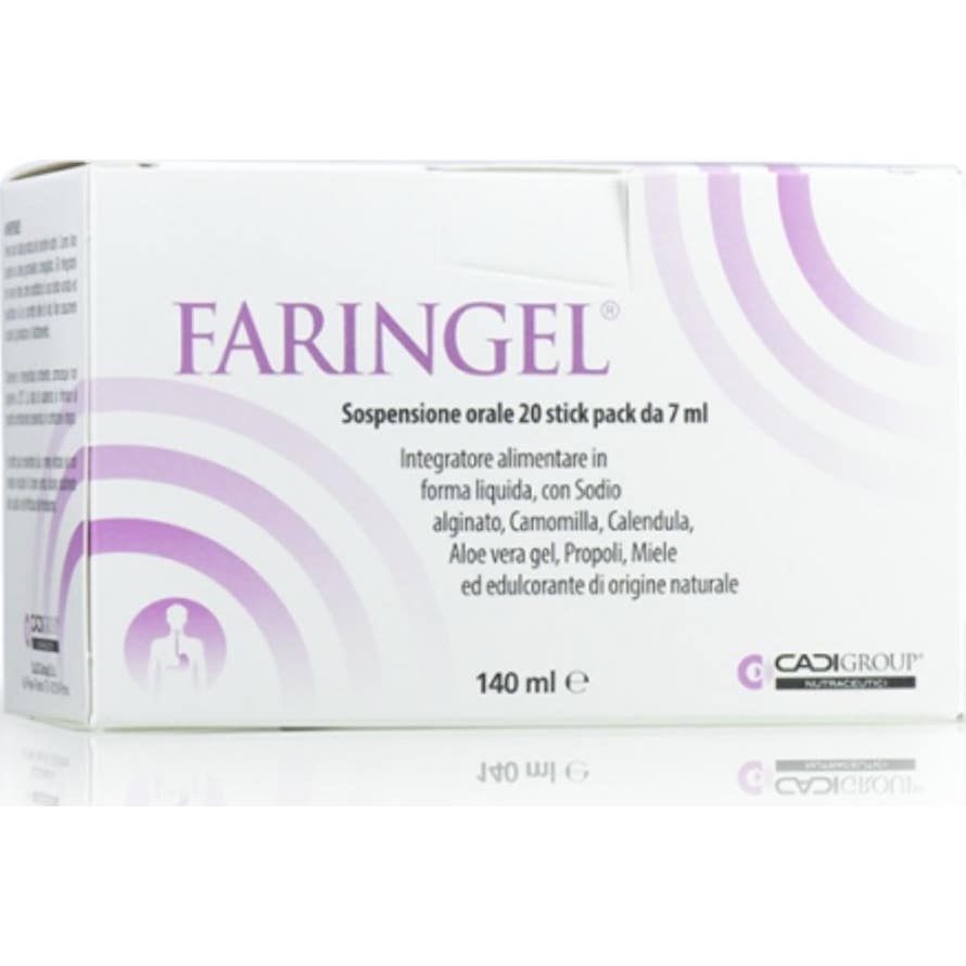 FARINGEL MÁS PAQUETE DE 20 PALILLOS 7ML de CA.DI.GROUP Srl | Natural Doctor