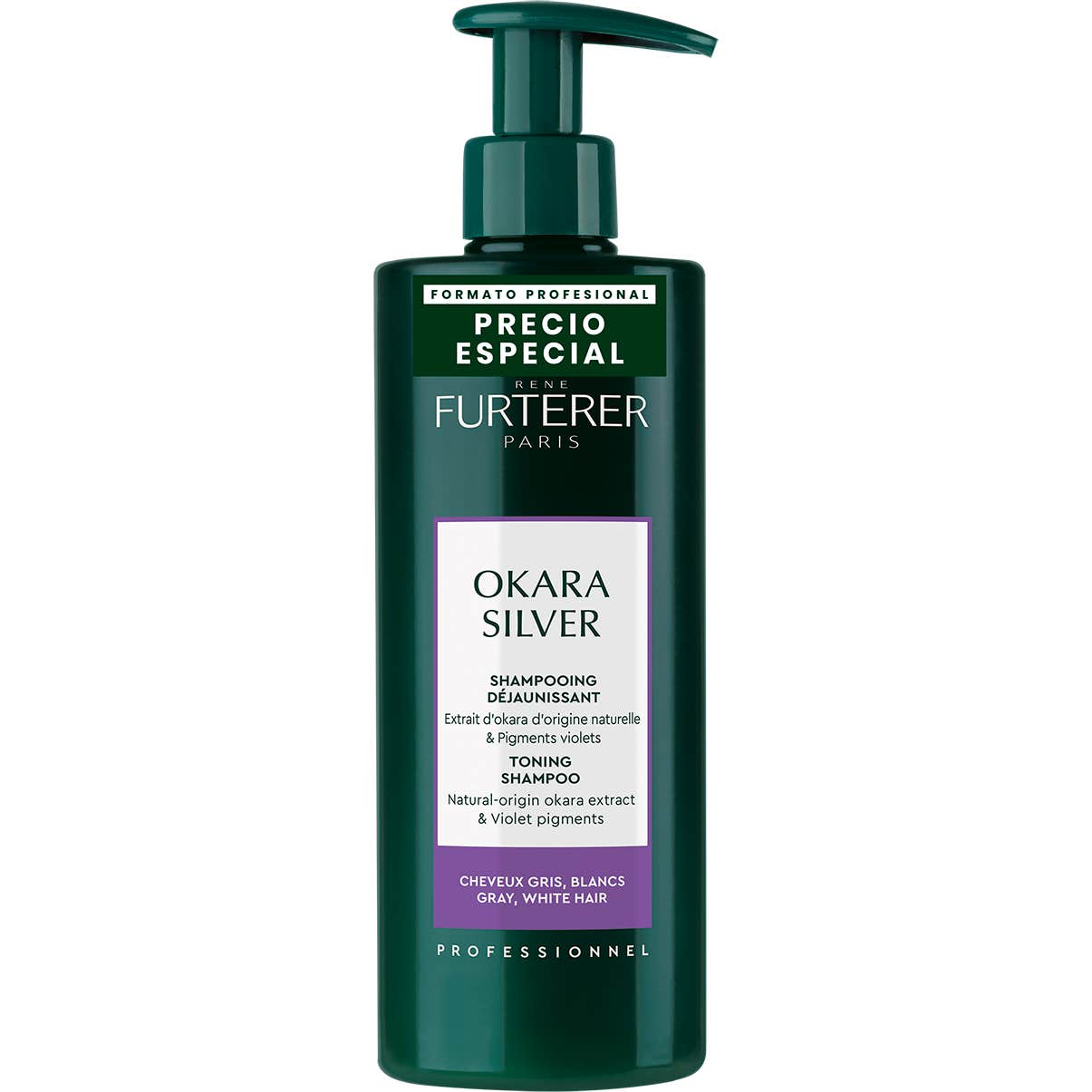 René Furterer Okara Silver Champú Anti-amarilleo 500 ml