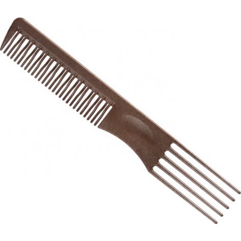 Eurostil Peine Ahuecador Curvado Madera