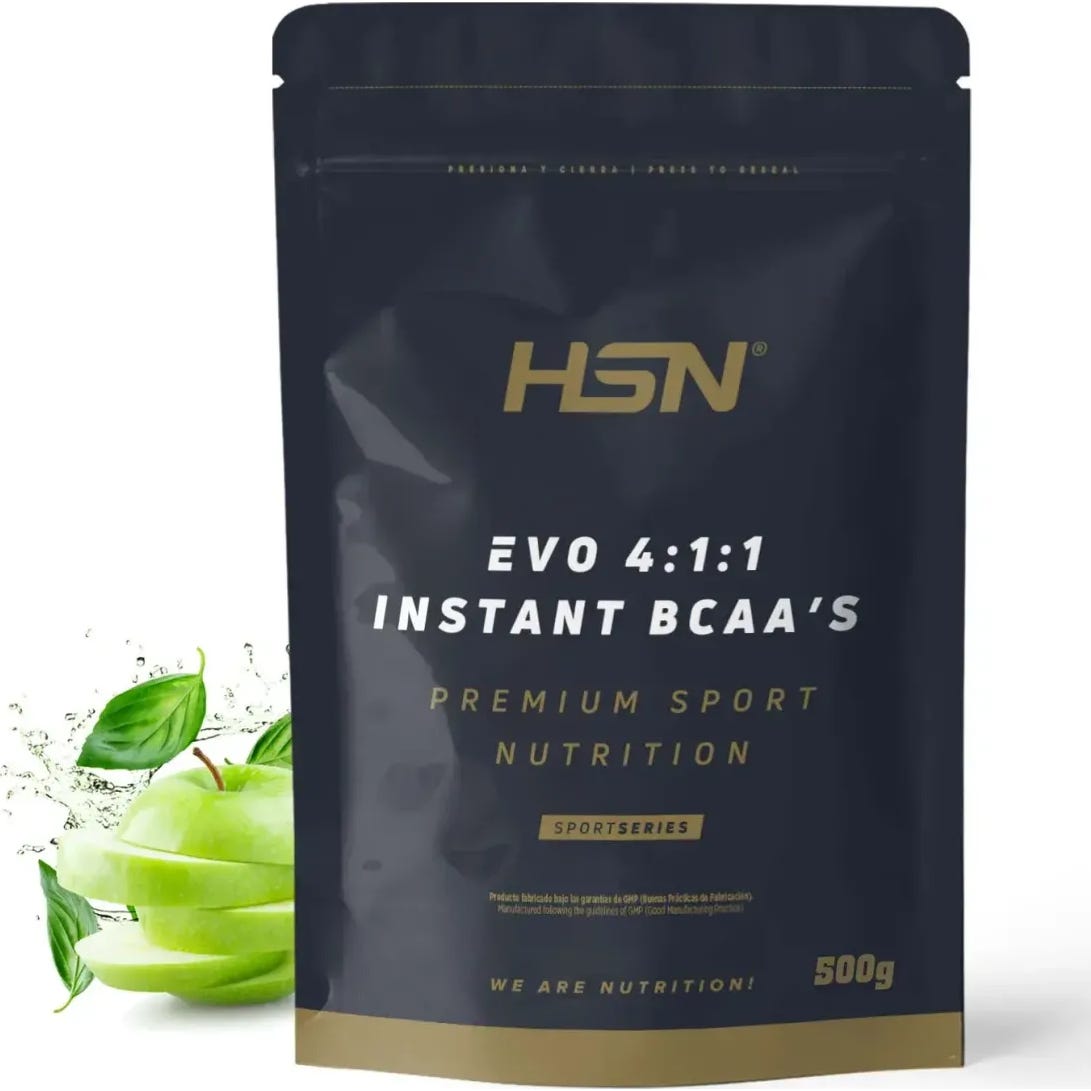 HSN Evo 4:1:1 BCAA's Instantáneos en Polvo Manzana 500g | Natural Doctor