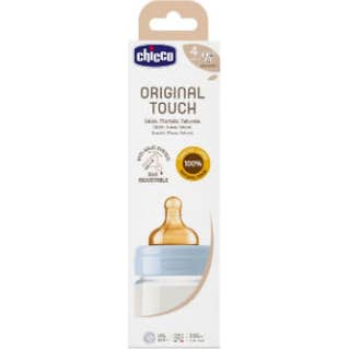 Chicco Biberón Tetina Caucho Rosa +4 M Flujo Rápido 330 ml