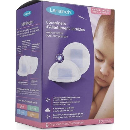Lansinoh Discos de Lactancia Desechables 60uds