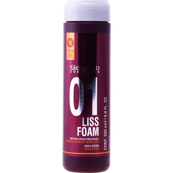 Salerm Liss Espuma Fijación Ligera 200ml
