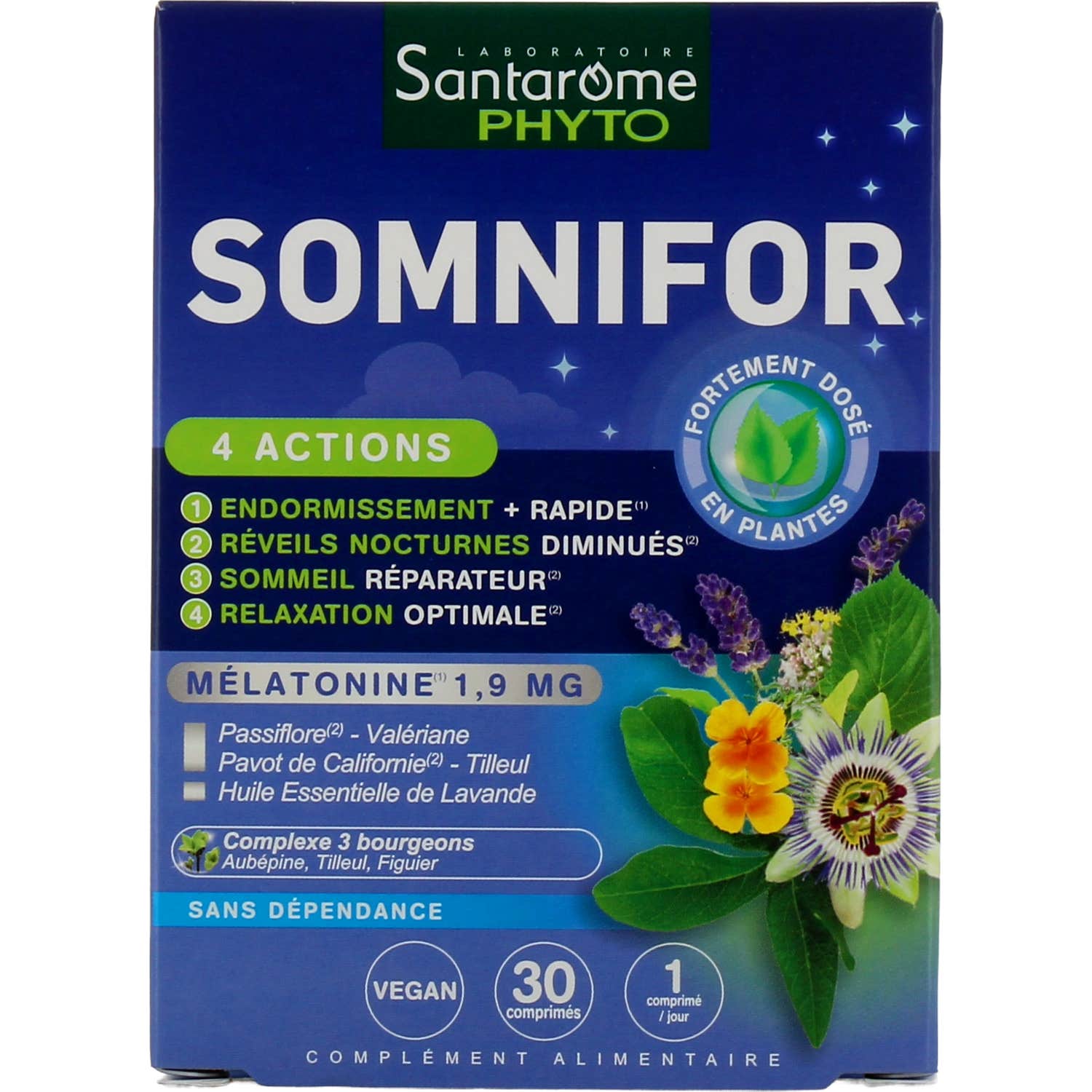 Forté Pharma Santarome Somnifor 4Actions 30comp