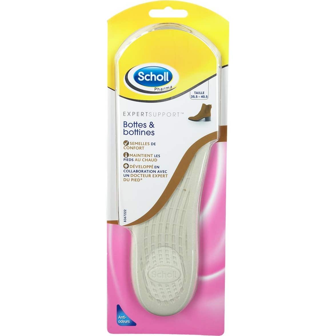 Botas con plantillas para la escuela