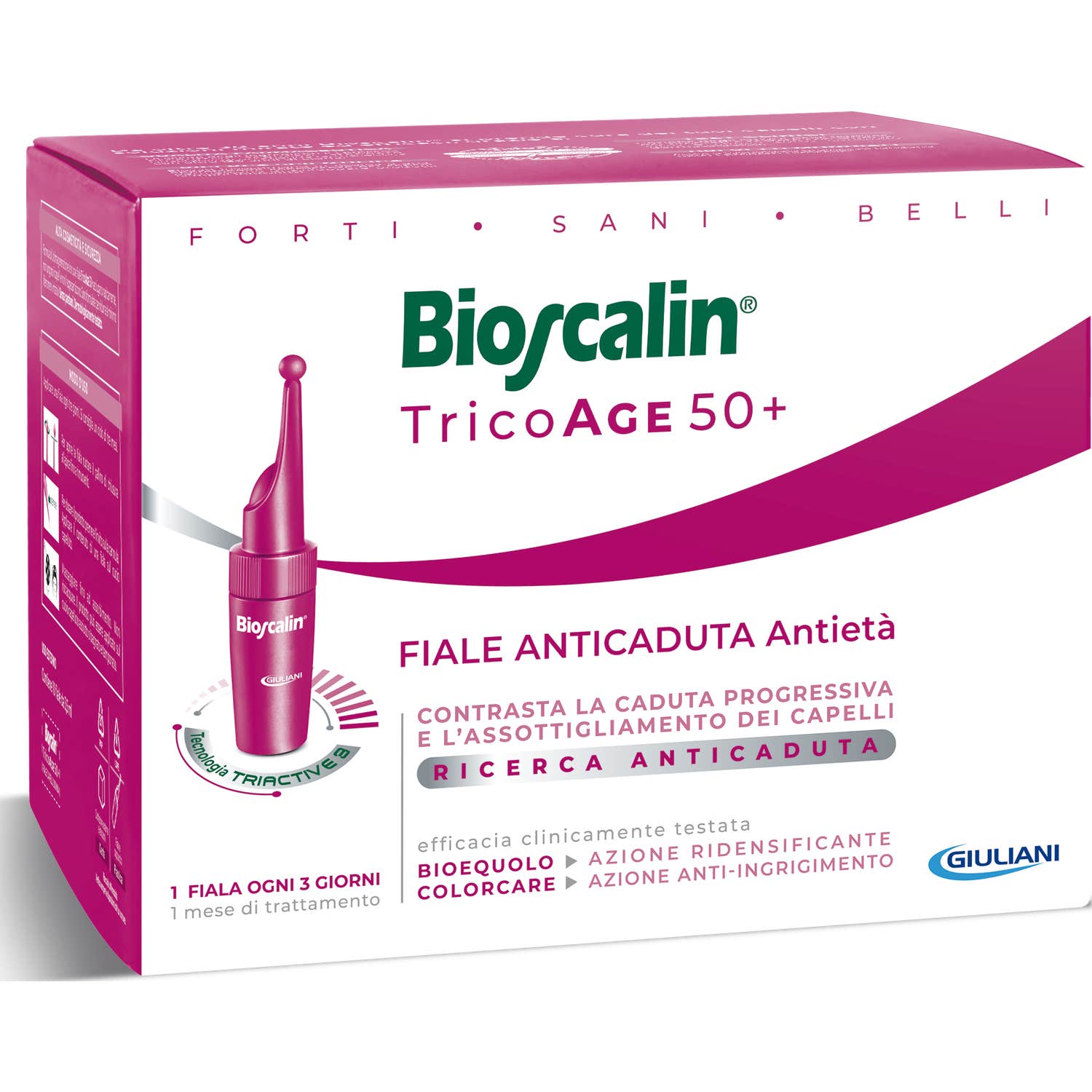 Bioscalin Tricoage 50+ Ampollas Anticaída 10x3,5ml