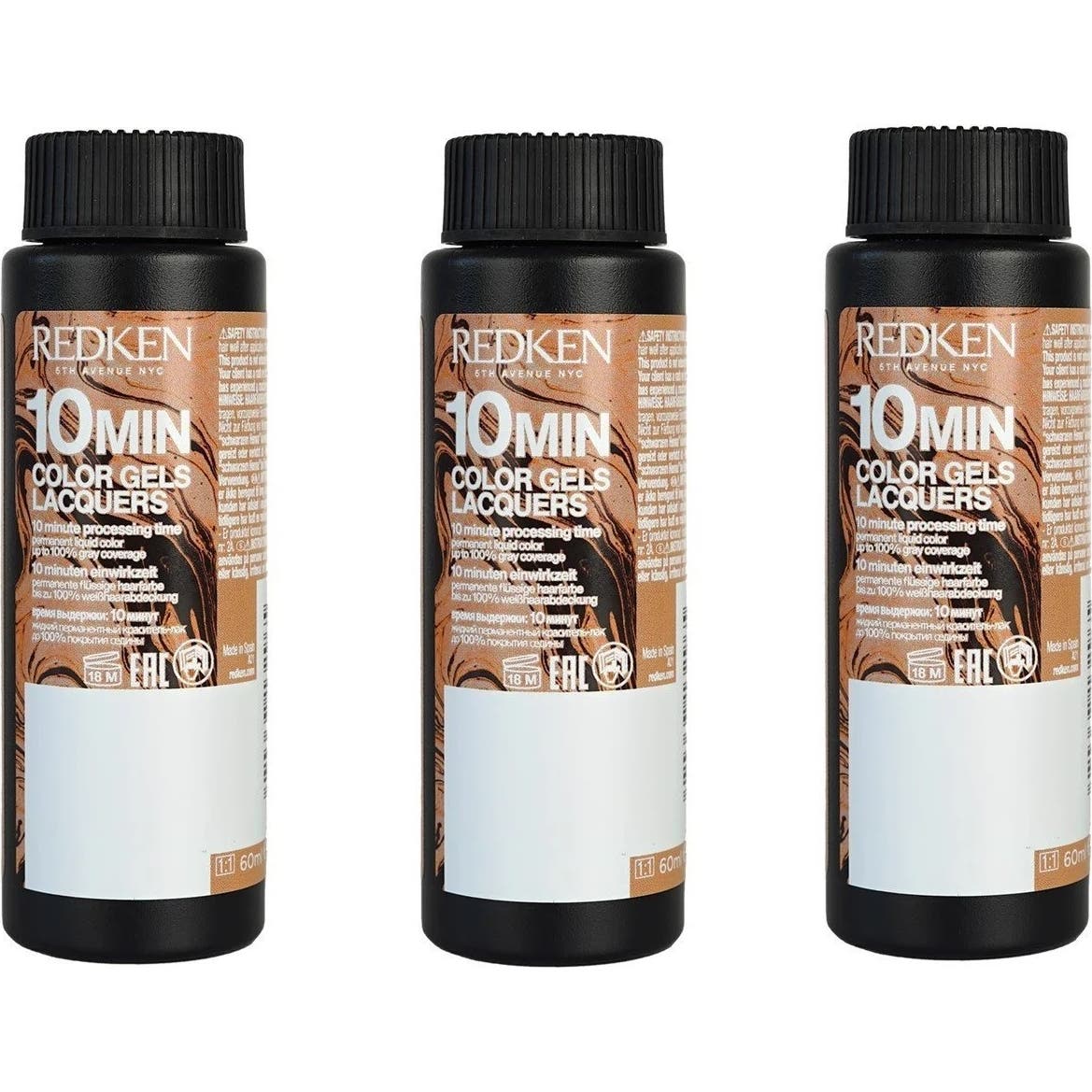 Redken Color Gels Lacquers 10 Minute #7Nn 3x60ml