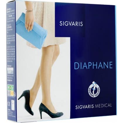Sigvaris Diaph 2 Medias Autofix Negro L M