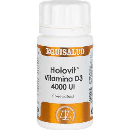 Equisalud Holovit Vitamina D3 4000 Ui 50 Caps