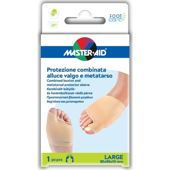 Master-Aid Protección Hallux Valgus y Metatarso L 1 ud