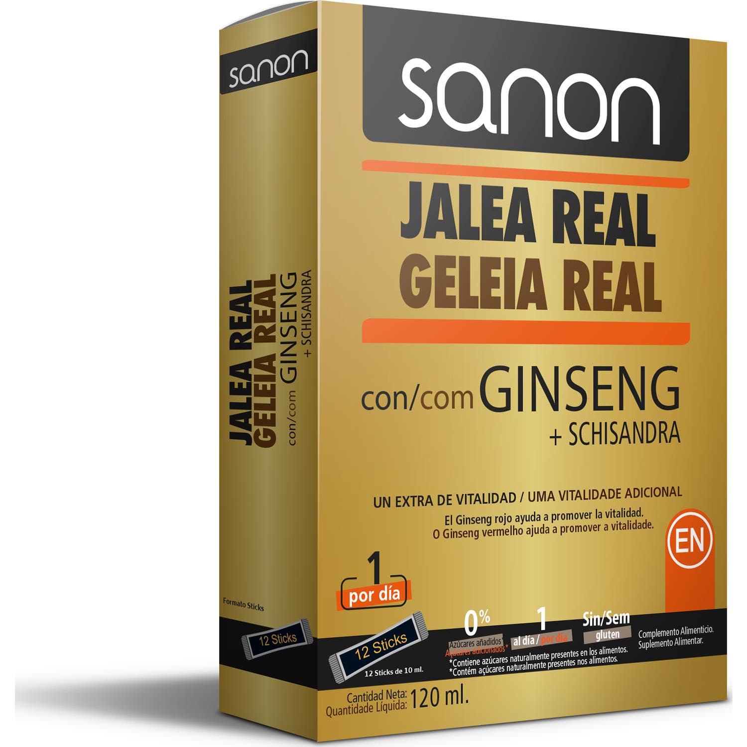 Sanon Jalea Real + Ginseng 12 sticks