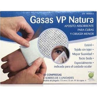 Vp Natura Gasa Estéril Tejido sin Tejer 10x10 cm 25 uds