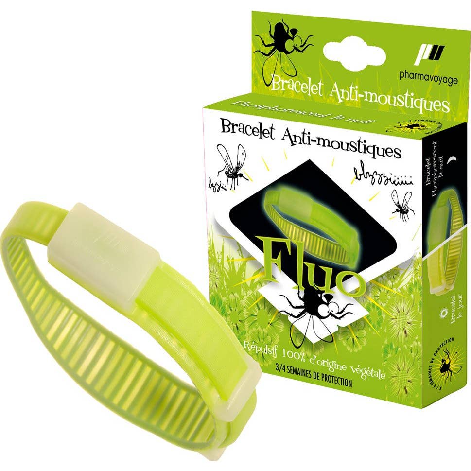 Pharma Travel Bracel Repelente de Mosquitos Caqui