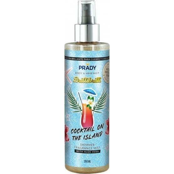 Prady Body & Hair Shimmer Mist Cocktail On The Island 250ml