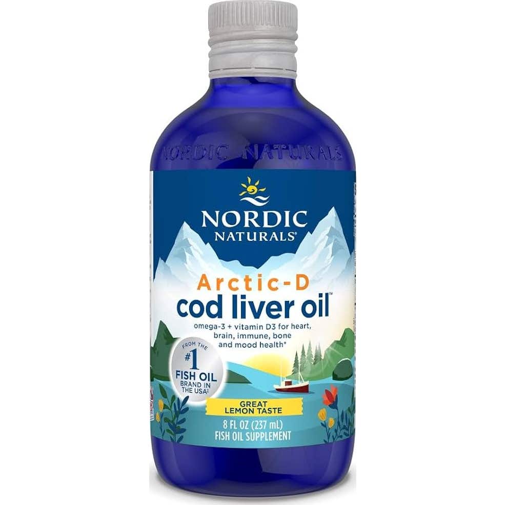 Nordic Naturals Arctic-D Aceite de Hígado de Bacalao Limón 237ml