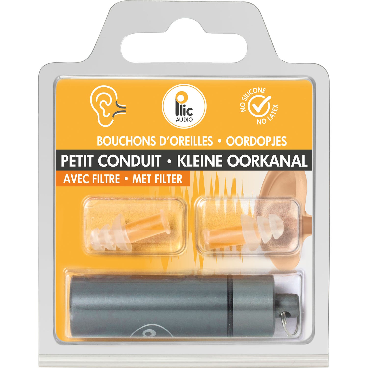 Tapones para los oídos Plic Audio Conductos pequeños especiales