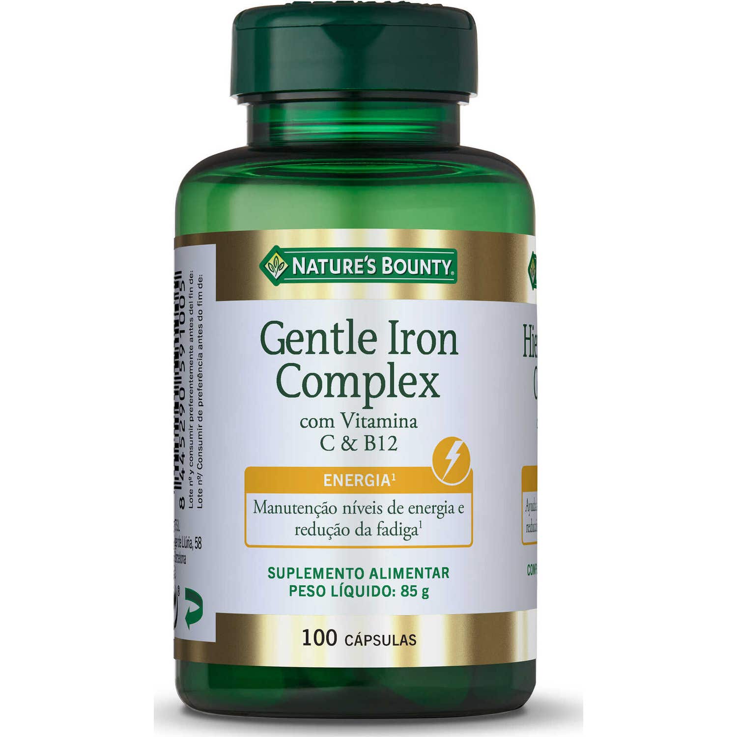 'Nature''s Bounty Hierro Gentle Complex con Vitaminas C & B12 100 Cáps.'