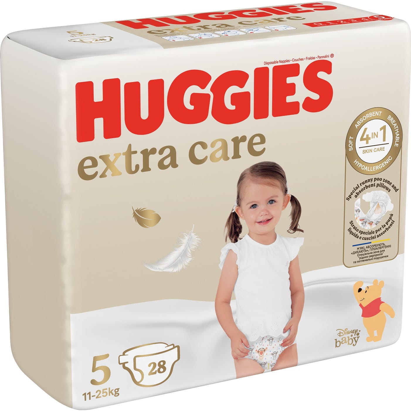 Huggies Extra Care Pañales Talla 5 11-25kg 28uds