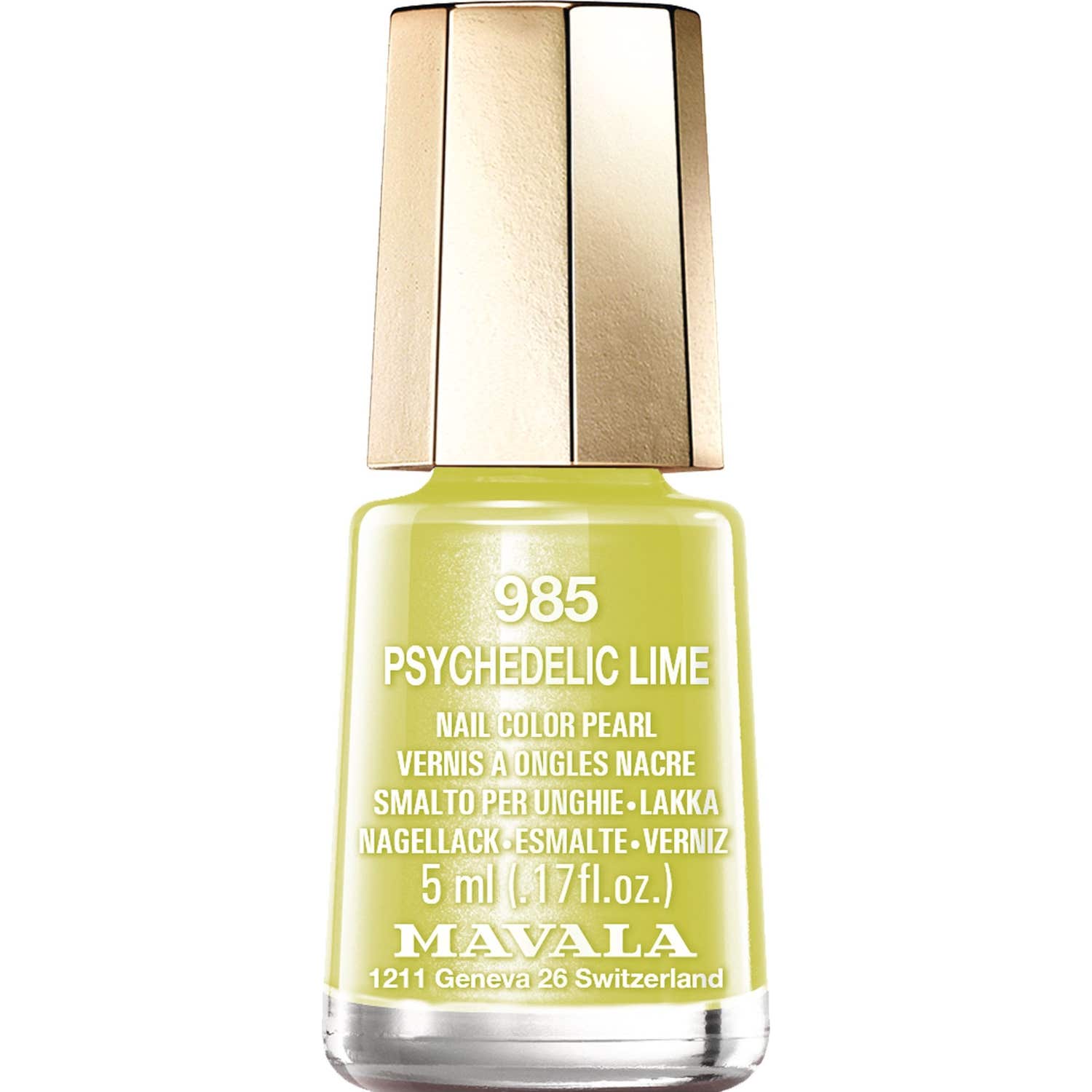 Mavala Esmalte de Uñas Dash & Splash Nro 985 Lima 5ml