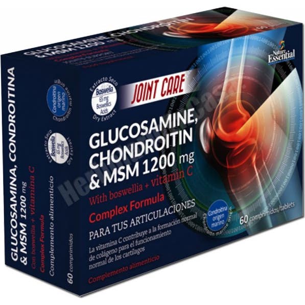 Nature Essential Glucosamina Condroitina Msm 60 Caps