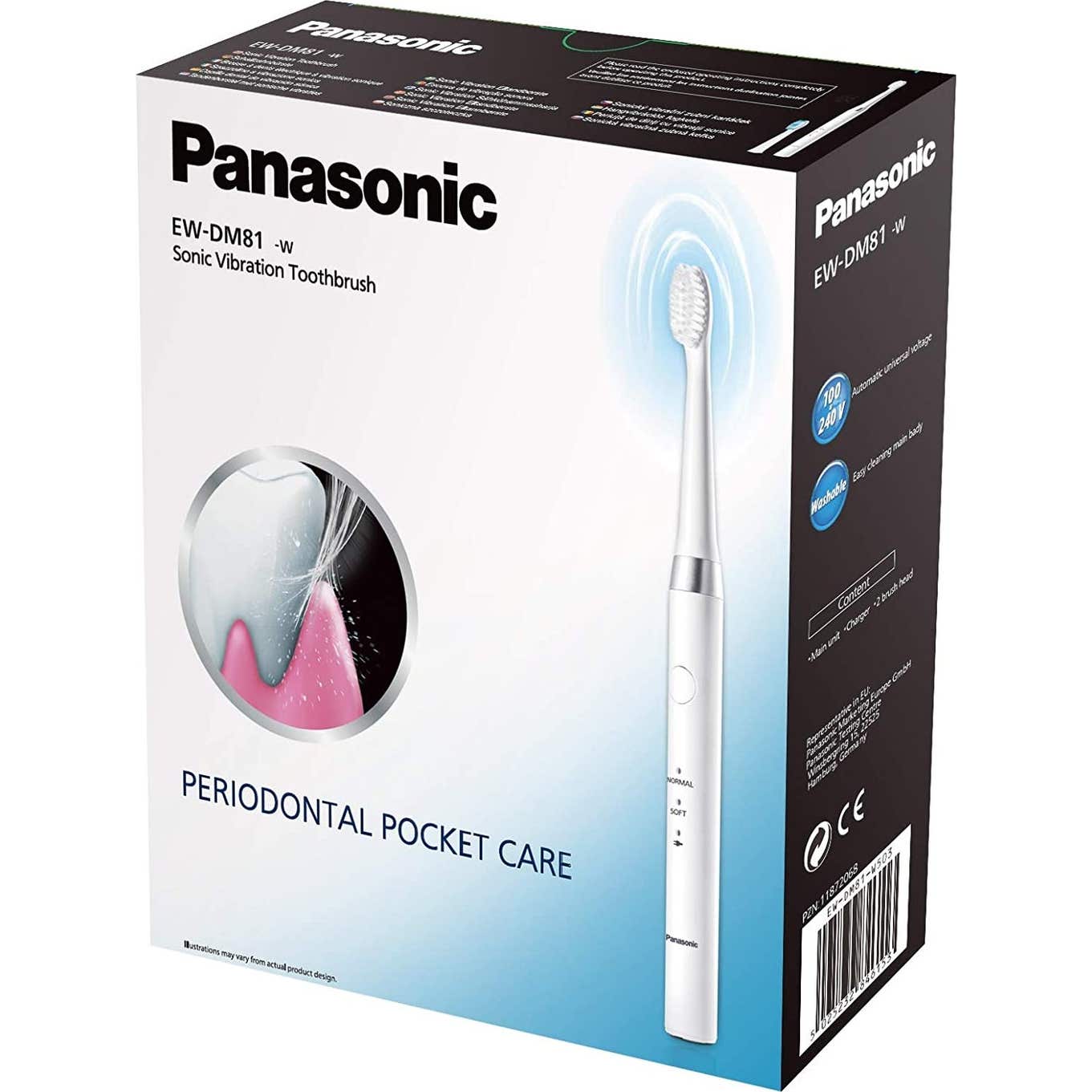 Panasonic Cepillo Eléctrico Sónico 31.000 Vpm 1ud