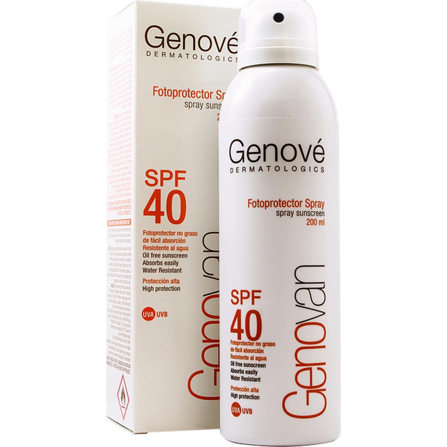 Genosun spray fotoprotector SPF50+ 200ml