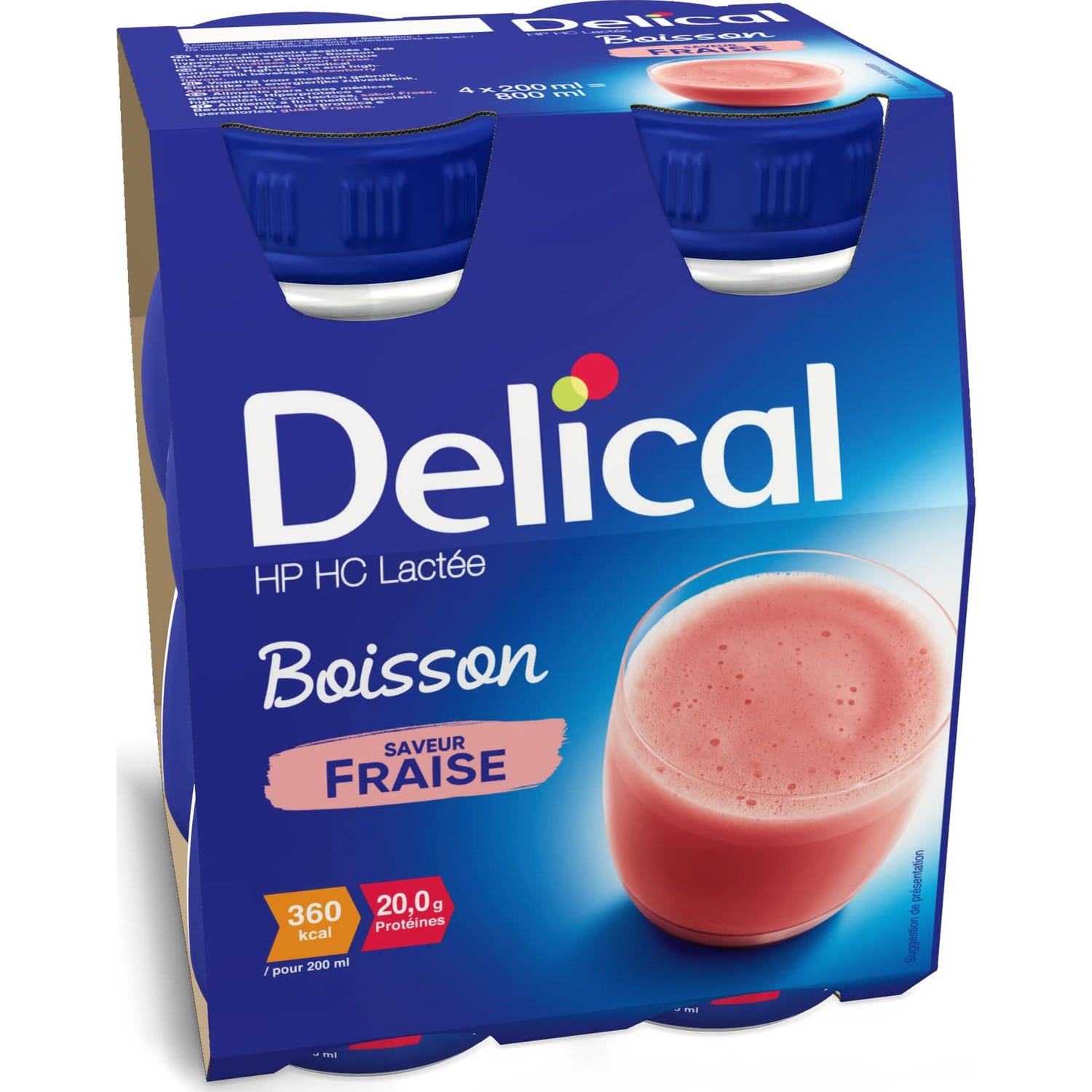 Delical Boiss Hphc Ct Nutrim Fresa 4/200Ml