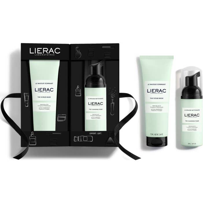 Lierac Pack Navidad 2023 Mascarilla Exfoliant + Espuma Limpiador
