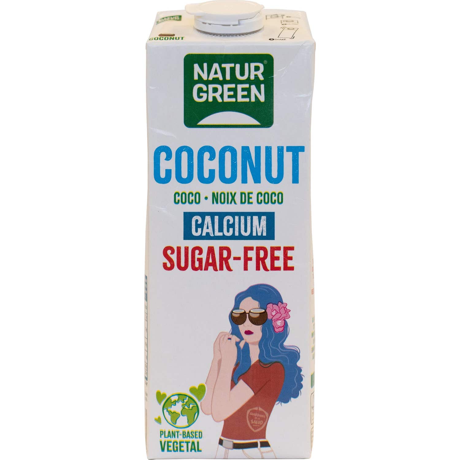 Naturgreen Bebida de Coco con Calcio Sin Azúcar 1L