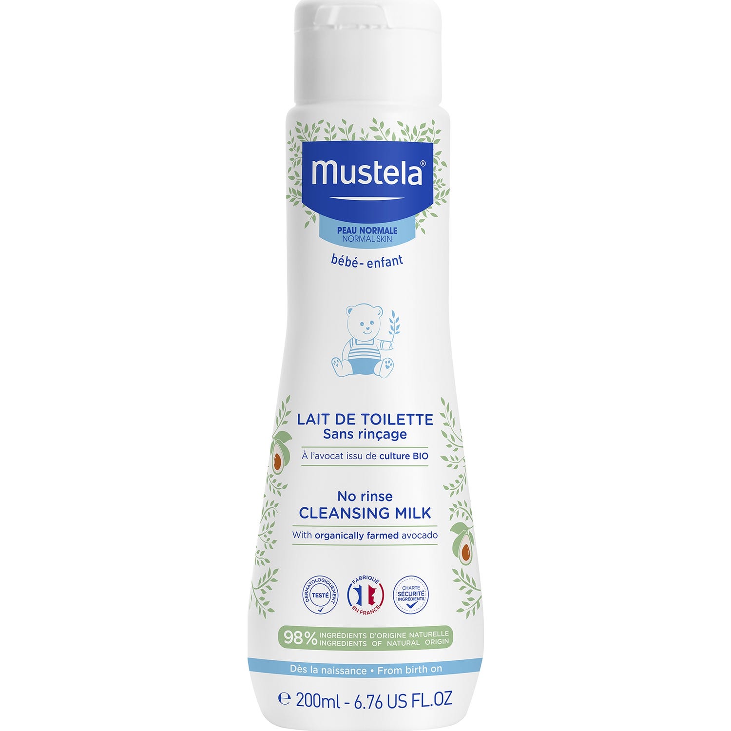 Mustela Loción con Aguacate BIO 200 ml