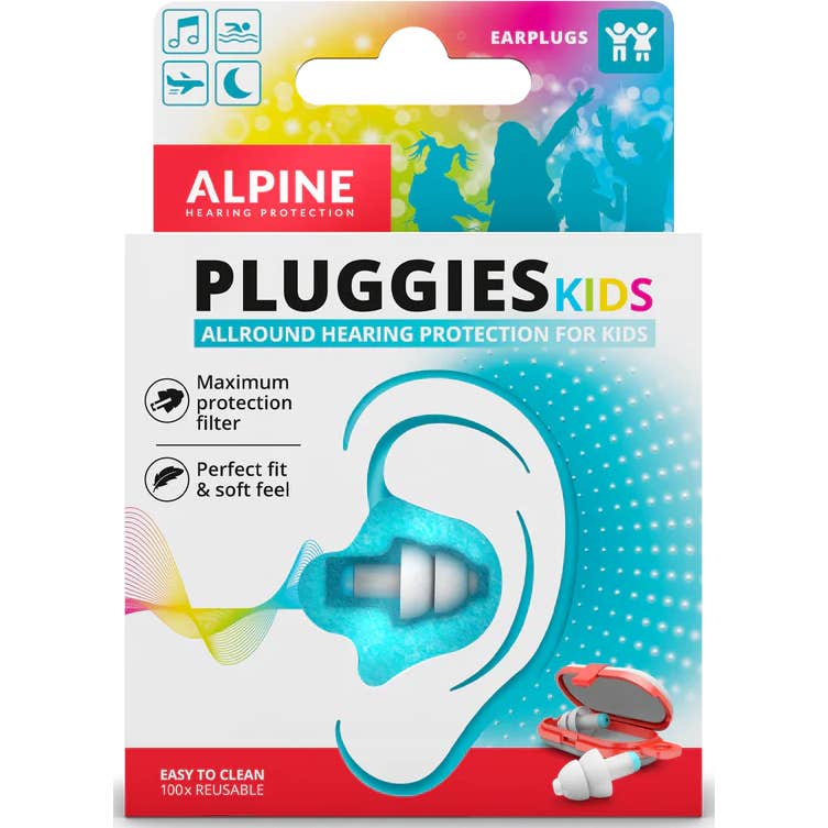 Alpine Pluggies Kids Tapones para Los Oídos 2 uds