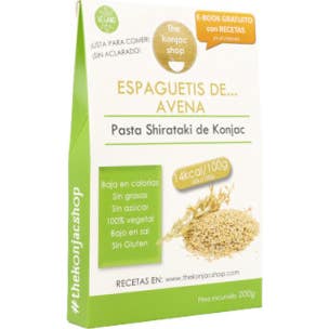 The Konjac Shop Espaguetis de Avena de Konjac Bio 200 g