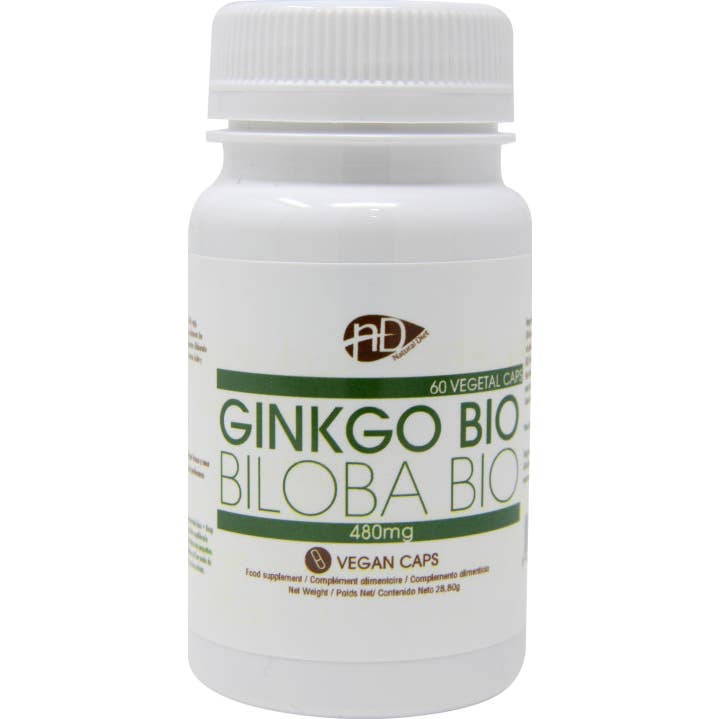 Natural Diet Ginkgo Biloba Bio 60 caps