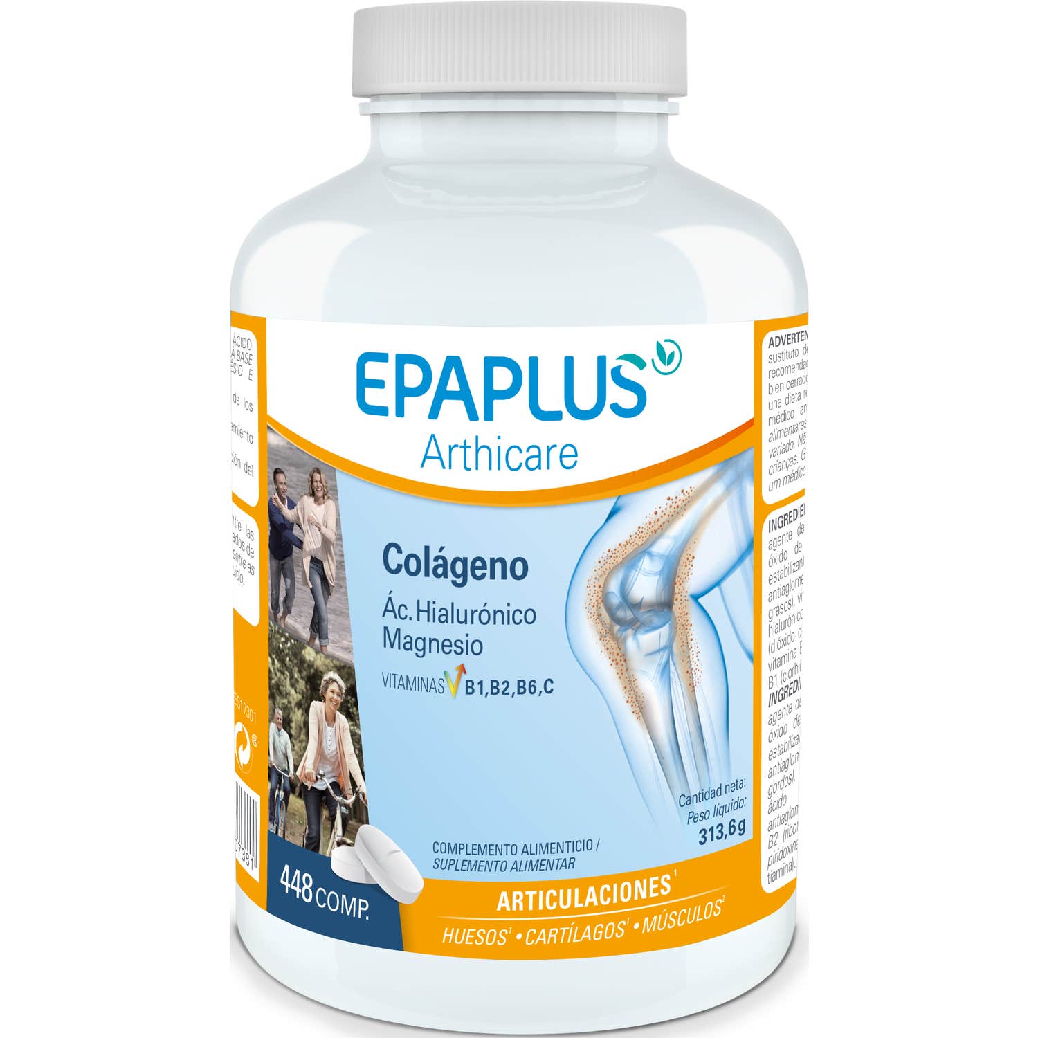 Epaplus Arthicare Colágeno+ Ác. Hialurónico + Magnesio 448comp