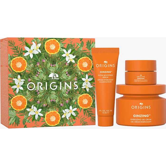 Origins Ginzing The Glow-Boosting Collection Set 3uds
