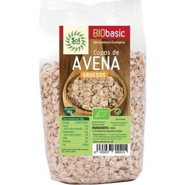 Sol Natural Copos Avena Gruesos 1000 g