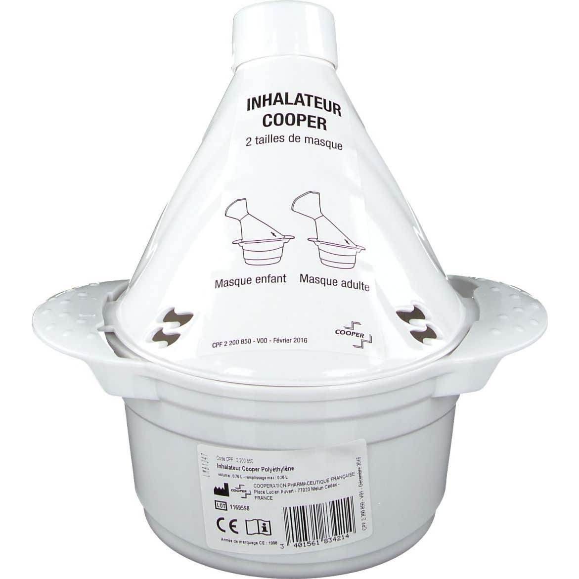 Inhalador Cooper Poyetylene