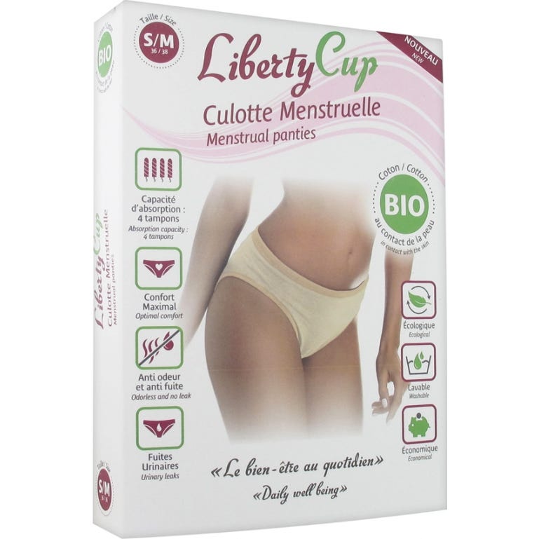 Bragas Menstruales Liberty Cup Talla S/M 1 ud