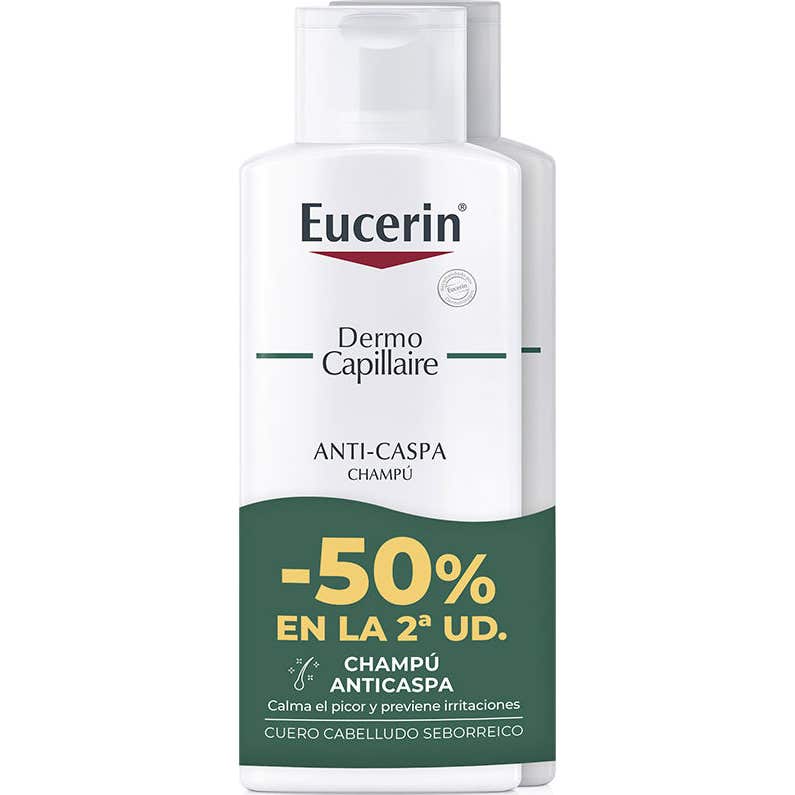 Eucerin Dermo Capillaire Champú Anticaspa Pack 2x250 ml