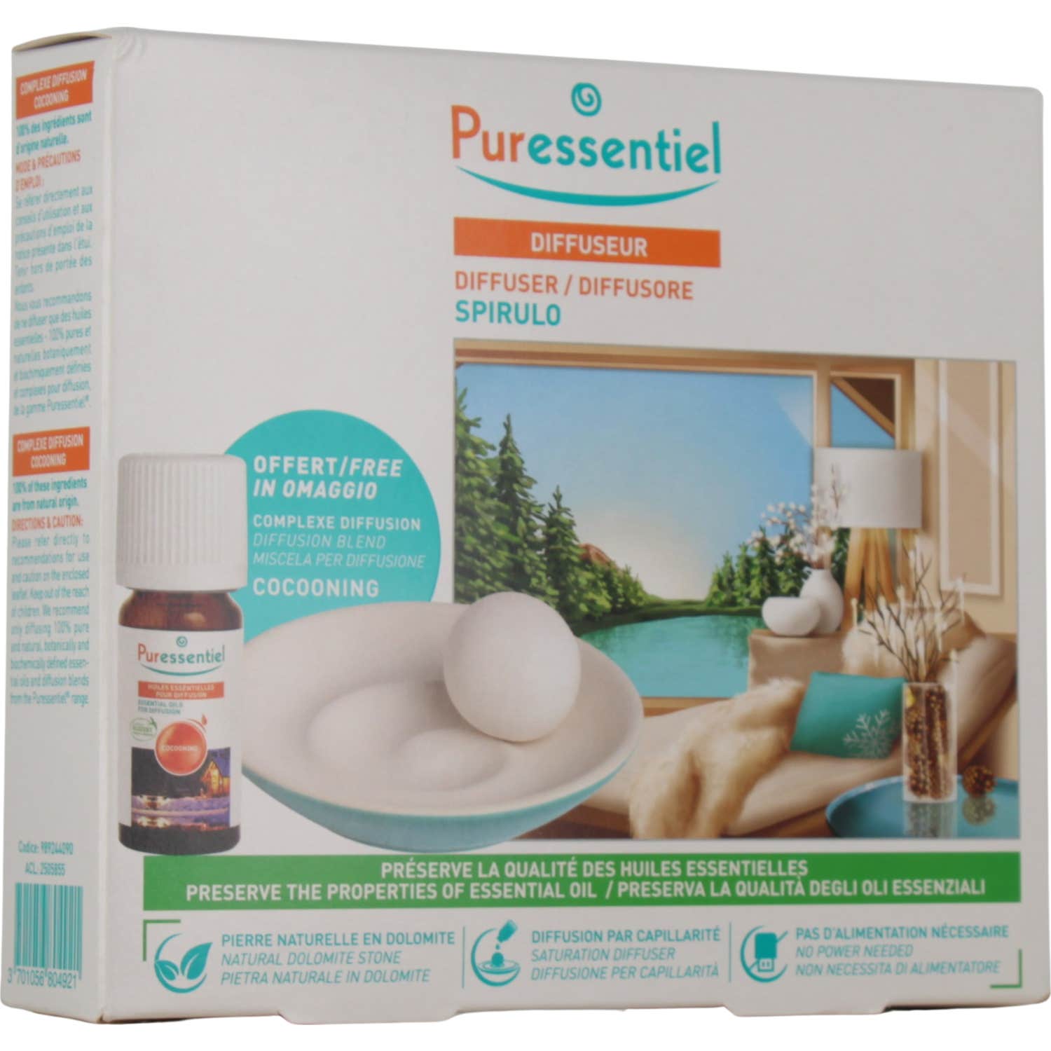 Puressentiel Cofre Difusor Spirulo + Cocooning 10ml