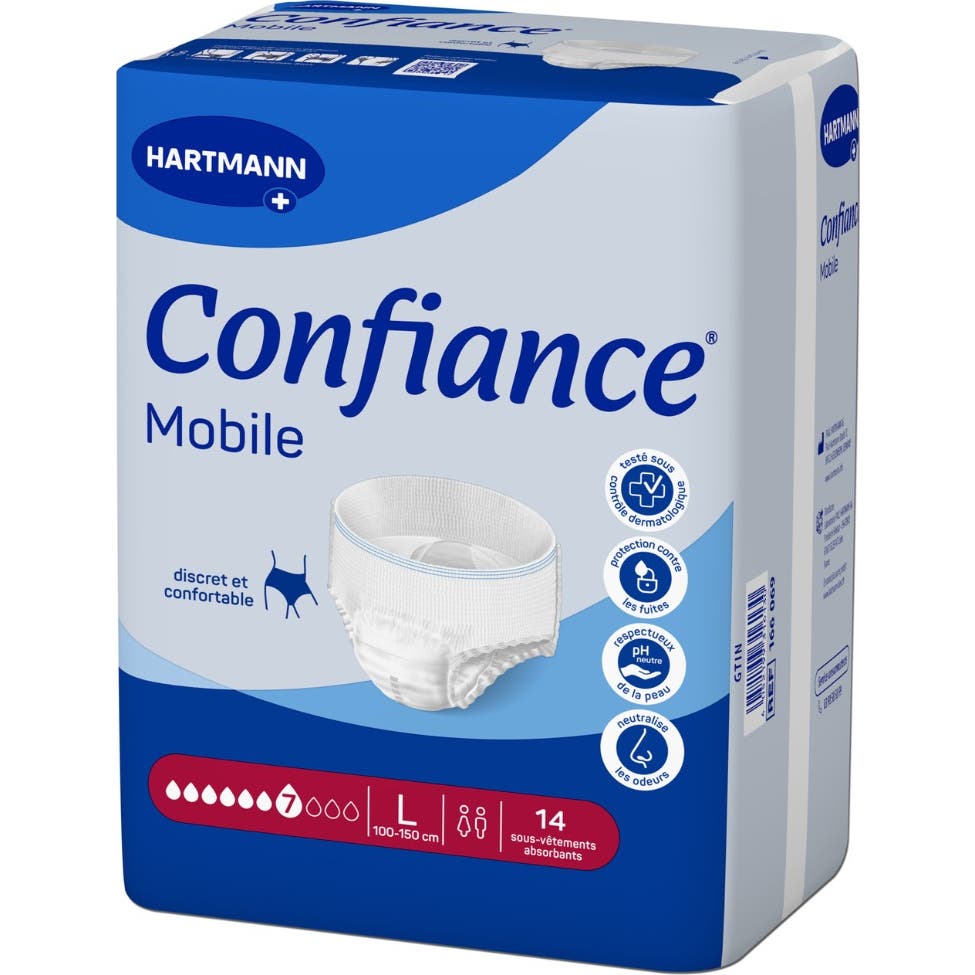 Confiance Mobile Slip 7G Absorbente Desechable TL 14 uds