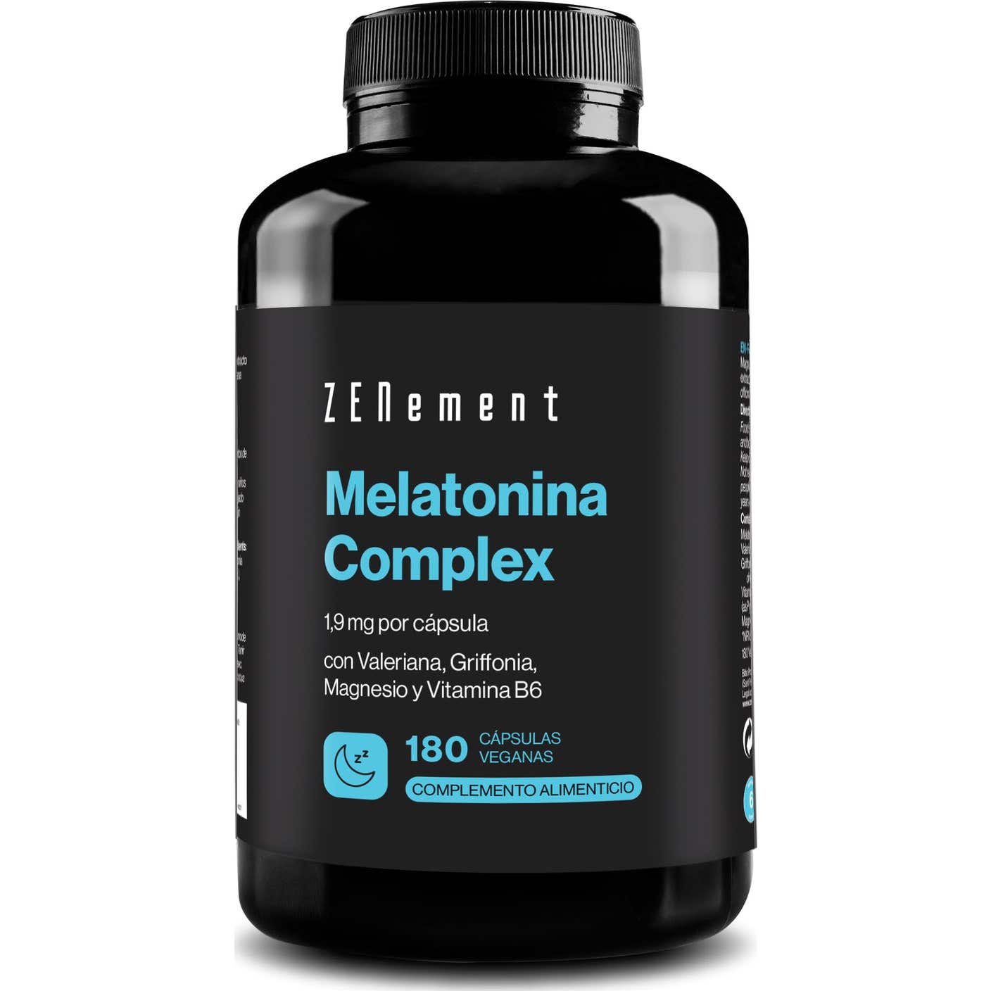 Zenement Melatonina 1,9mg Griffonia Magnesio Vitamina B6 180 vcaps